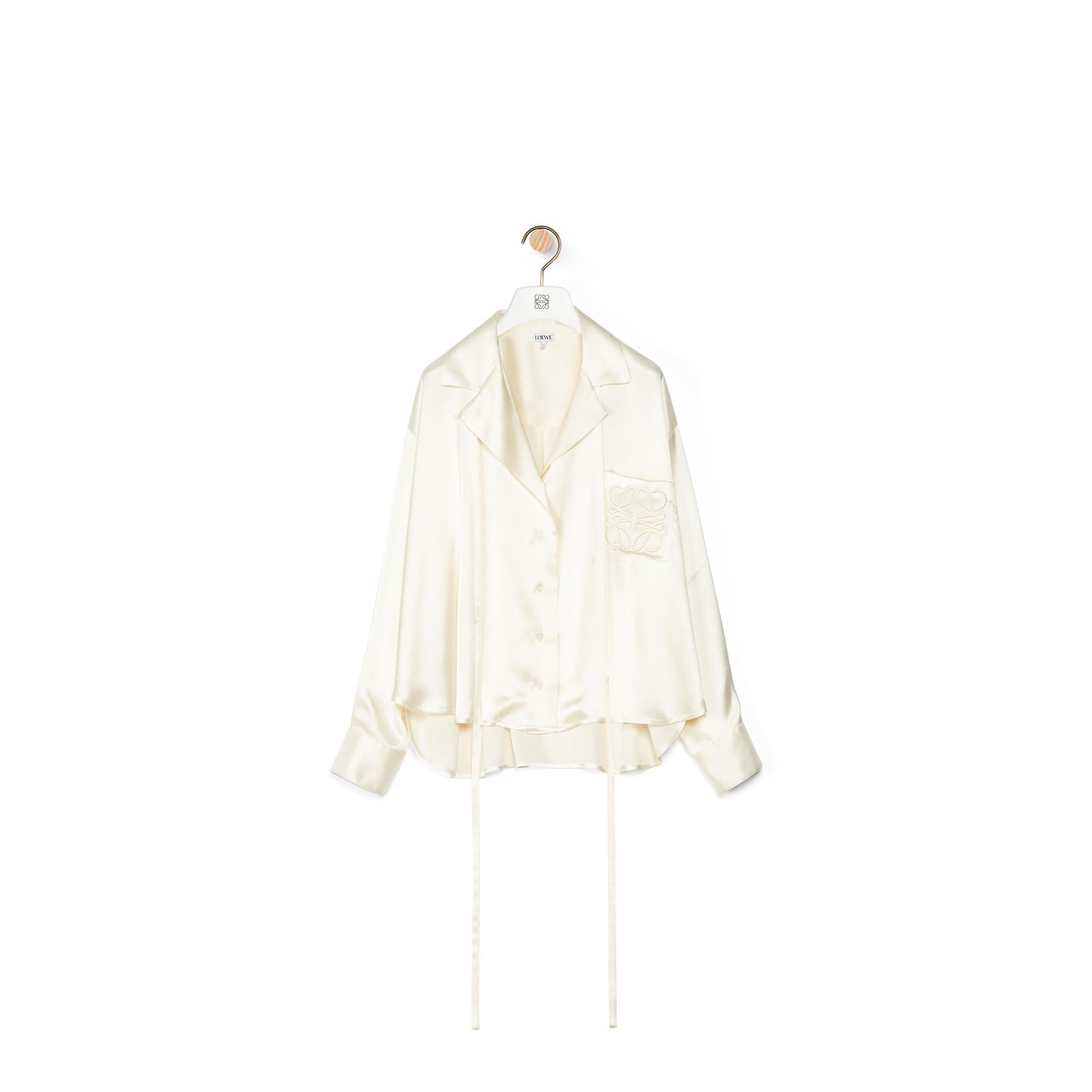 ANAGRAM SATIN PYJAMA BLOUSE