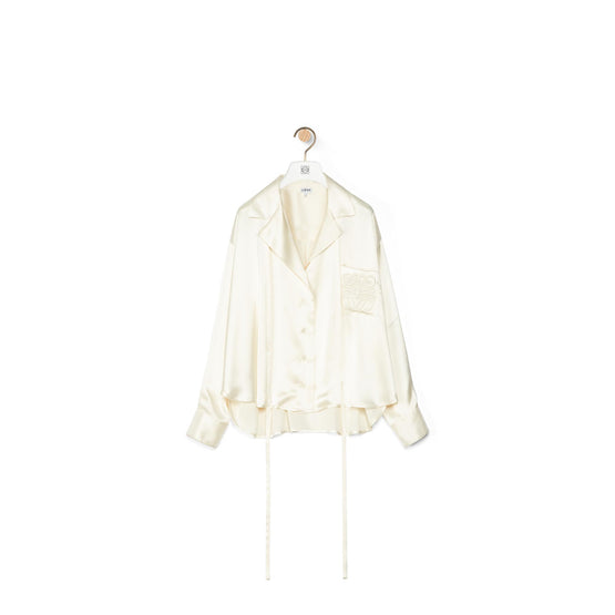 ANAGRAM SATIN PYJAMA BLOUSE