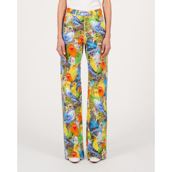 PARROTS PRINT JEANS AF