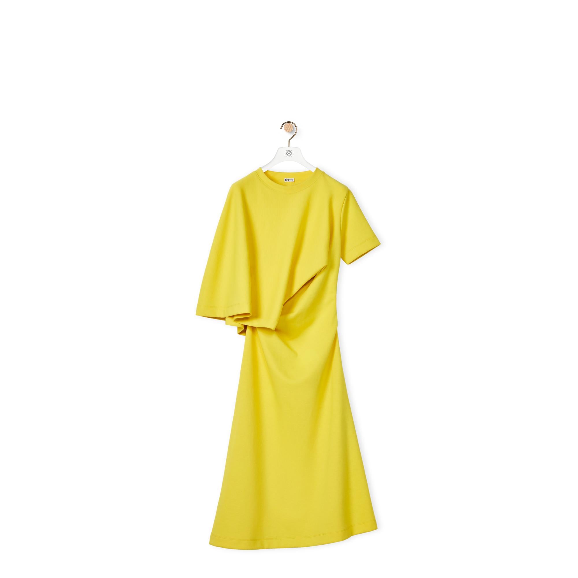 ASYMMETRIC DRAPED DRESS