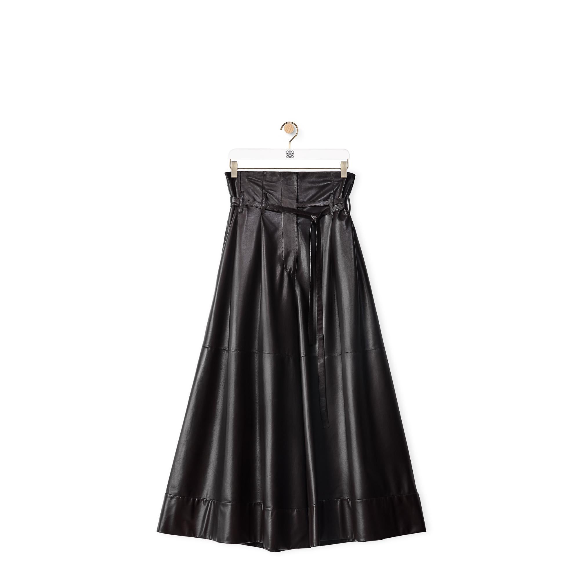 BELTED CULOTTE TROUSERS