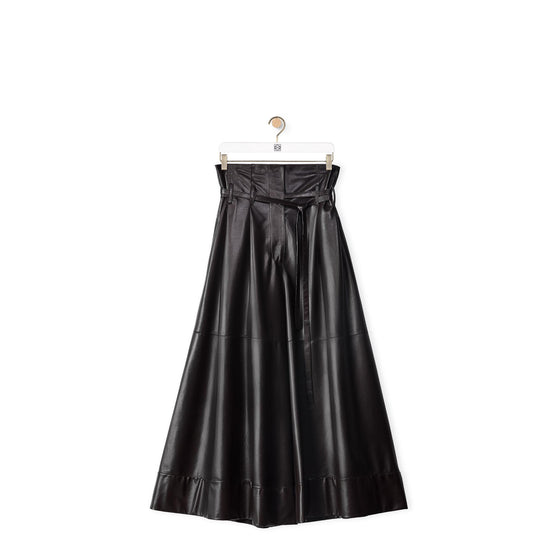 BELTED CULOTTE TROUSERS