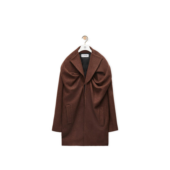 DRAPED COAT