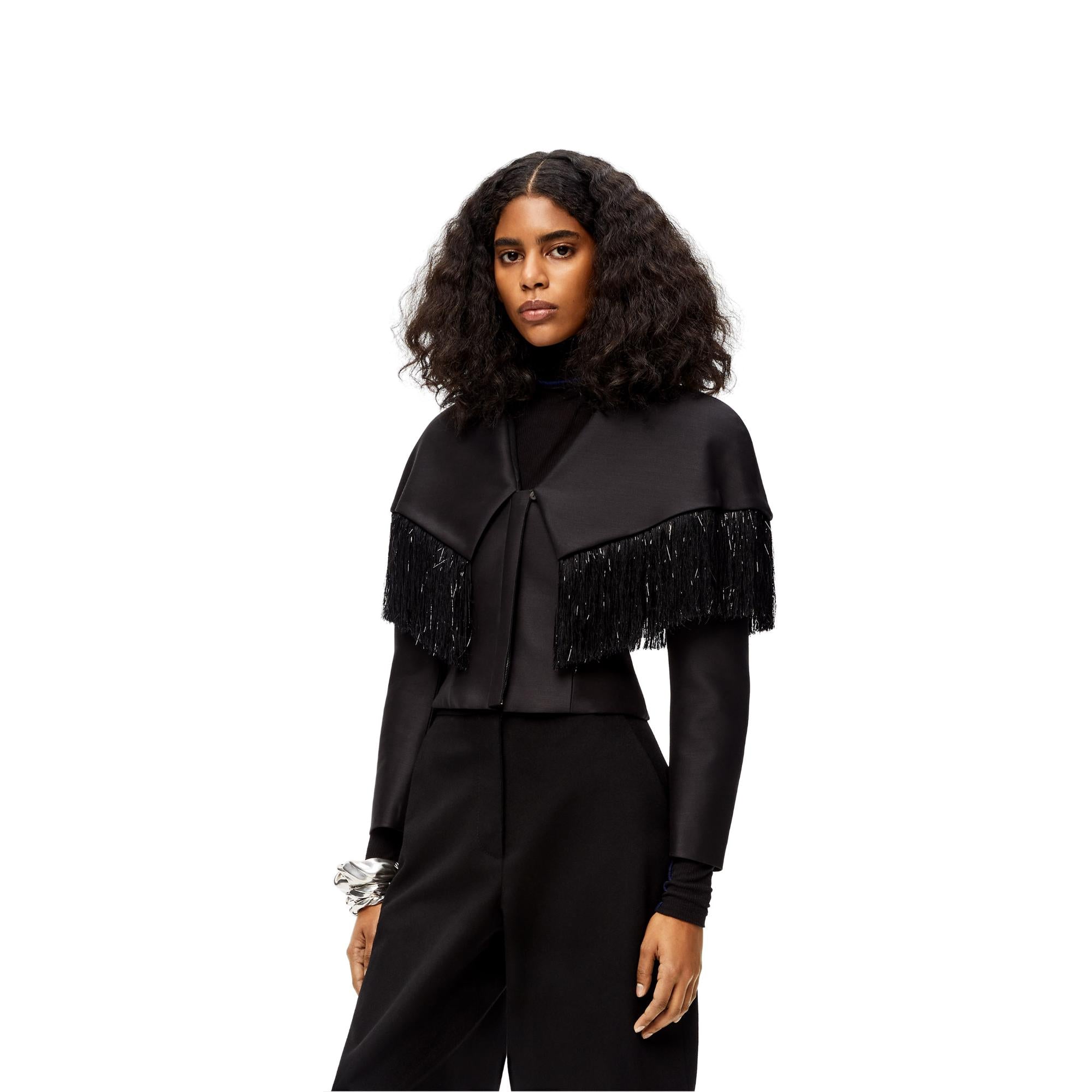 FRINGED BOLERO JACKET