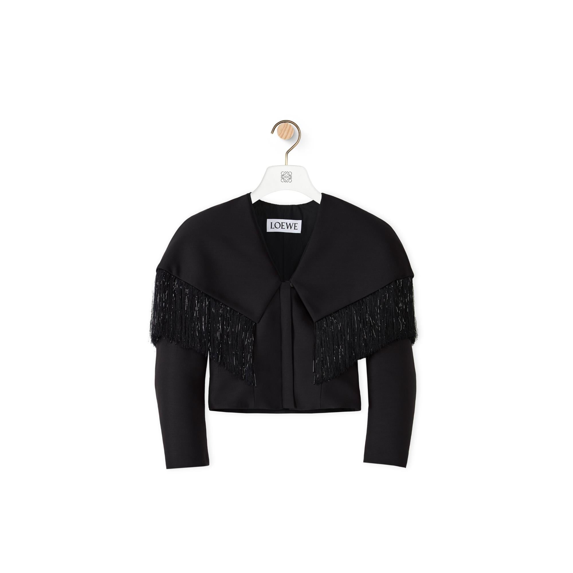 FRINGED BOLERO JACKET