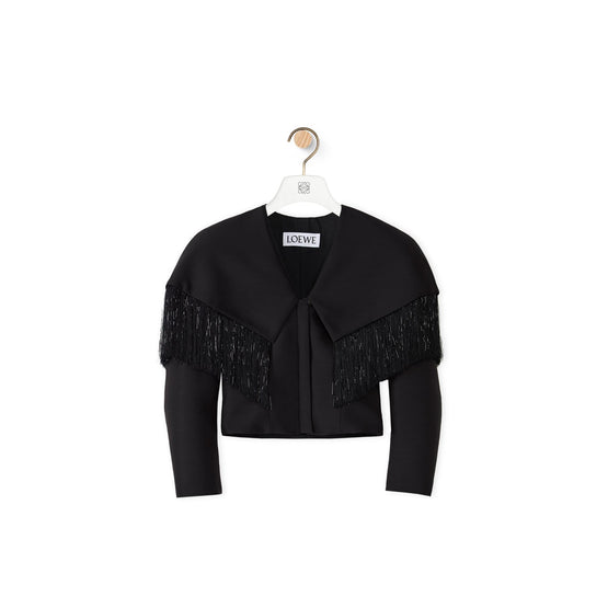FRINGED BOLERO JACKET