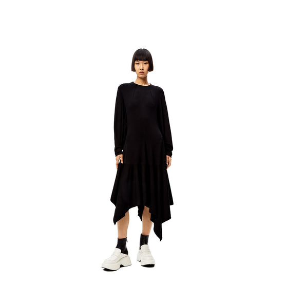 LONG SLEEVES MIDI DRESS