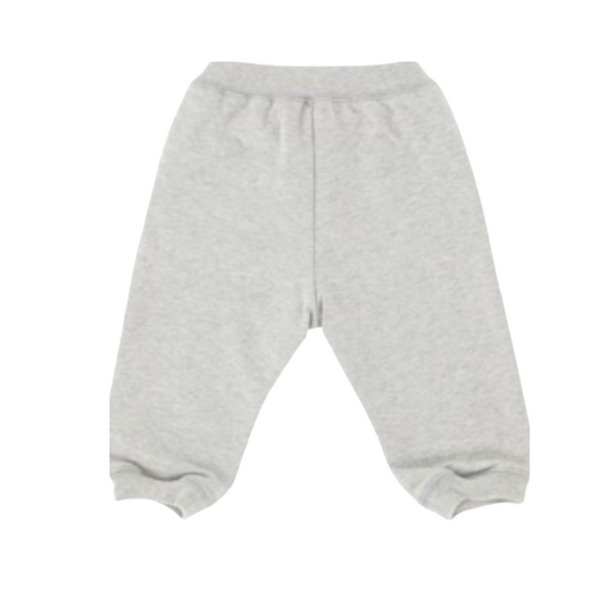 코튼 폴리 츄리닝 팬츠-멜란그레이