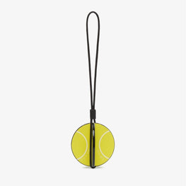 TENNIS BALL CHARM-LIME YELLOW/PERGAMENA/BLACK