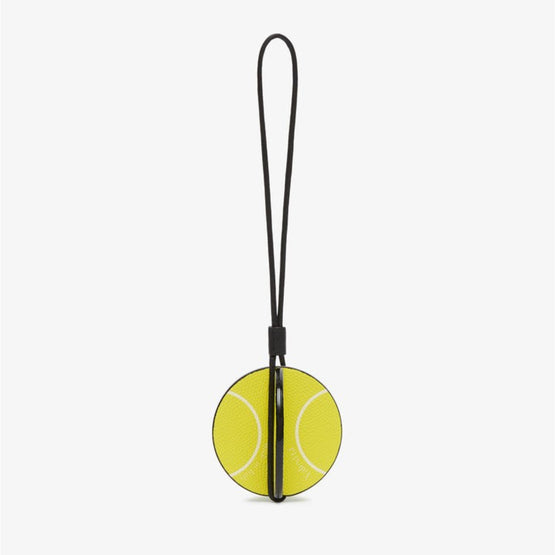 TENNIS BALL CHARM-LIME YELLOW/PERGAMENA/BLACK