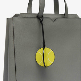 TENNIS BALL CHARM-LIME YELLOW/PERGAMENA/BLACK