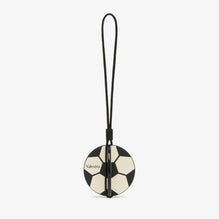 SOCCER BALL CHARM-PERGAMENA/BLACK
