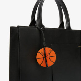 BASKETBALL CHARM-ORANGE/BLACK