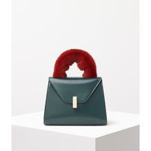 ISIDE HANDLE COVER WITH MINK FUR-RED