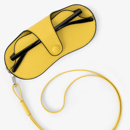 (VIP 전용제품) GLASSES CASE WITH LANYARD-YELLOW