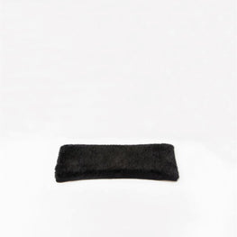 ISIDE HANDLE COVER WITH MINK FUR-BLACK