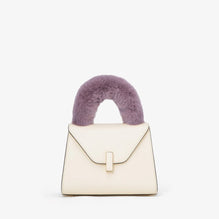 ISIDE HANDLE COVER WITH MINK FUR-LAVENDER