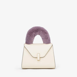 ISIDE HANDLE COVER WITH MINK FUR-LAVENDER