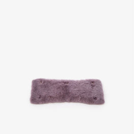 ISIDE HANDLE COVER WITH MINK FUR-LAVENDER
