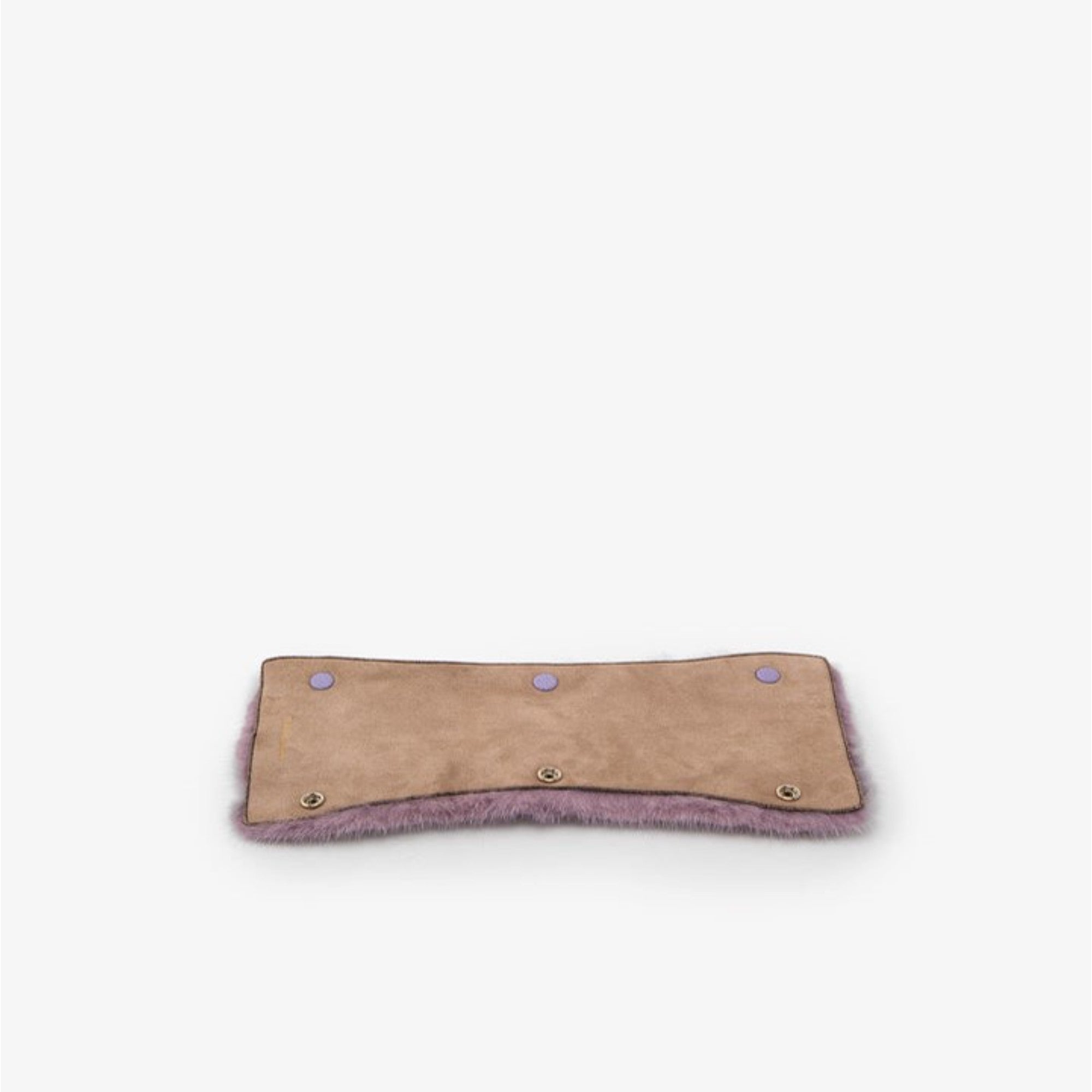 ISIDE HANDLE COVER WITH MINK FUR-LAVENDER