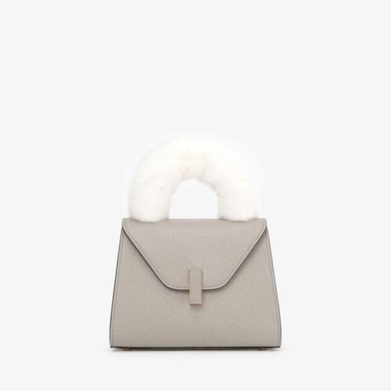 ISIDE HANDLE COVER WITH MINK FUR-PERGAMENA