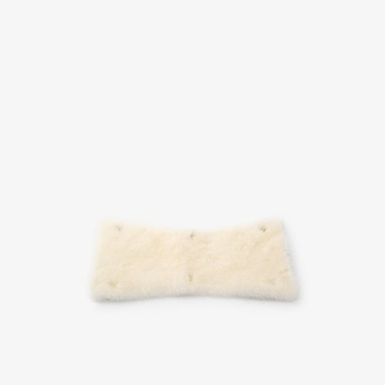 ISIDE HANDLE COVER WITH MINK FUR-PERGAMENA