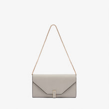 (VIP 전용제품) ISIDE CONTINENTAL PURSE WITH CHAIN-ASH GREY