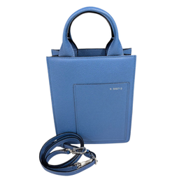 BOXY CROSSBODY MICRO BAG-DENIM BLUE