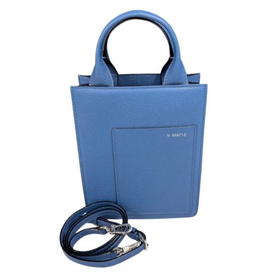 BOXY CROSSBODY MICRO BAG-DENIM BLUE