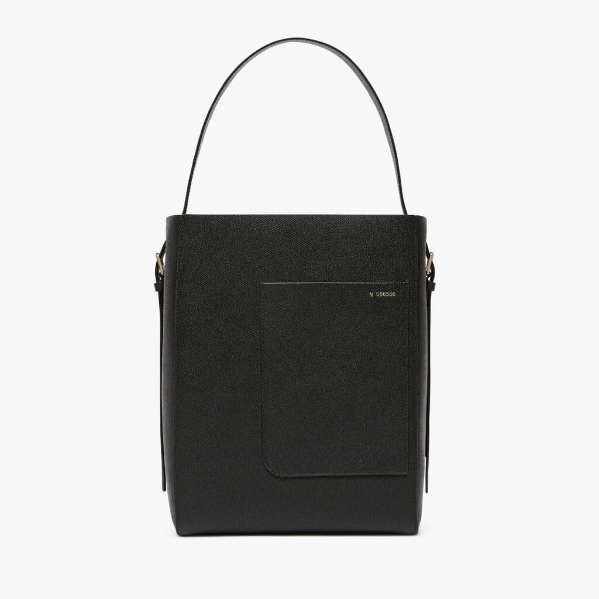 SOFT BUCKET MEDIUM BAG-BLACK