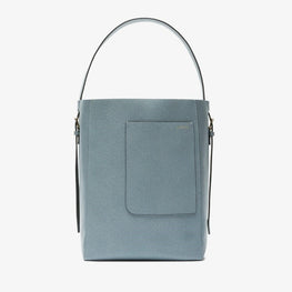 SOFT BUCKET MEDIUM BAG-SMOKEY BLUE