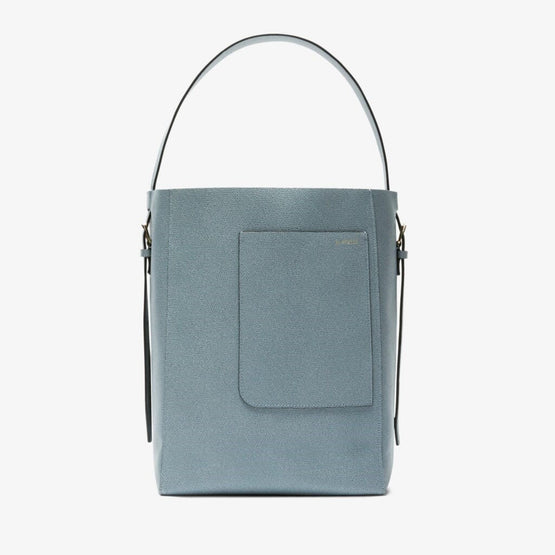 SOFT BUCKET MEDIUM BAG-SMOKEY BLUE