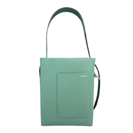 SOFT BUCKET MINI BAG-FOREST GREEN