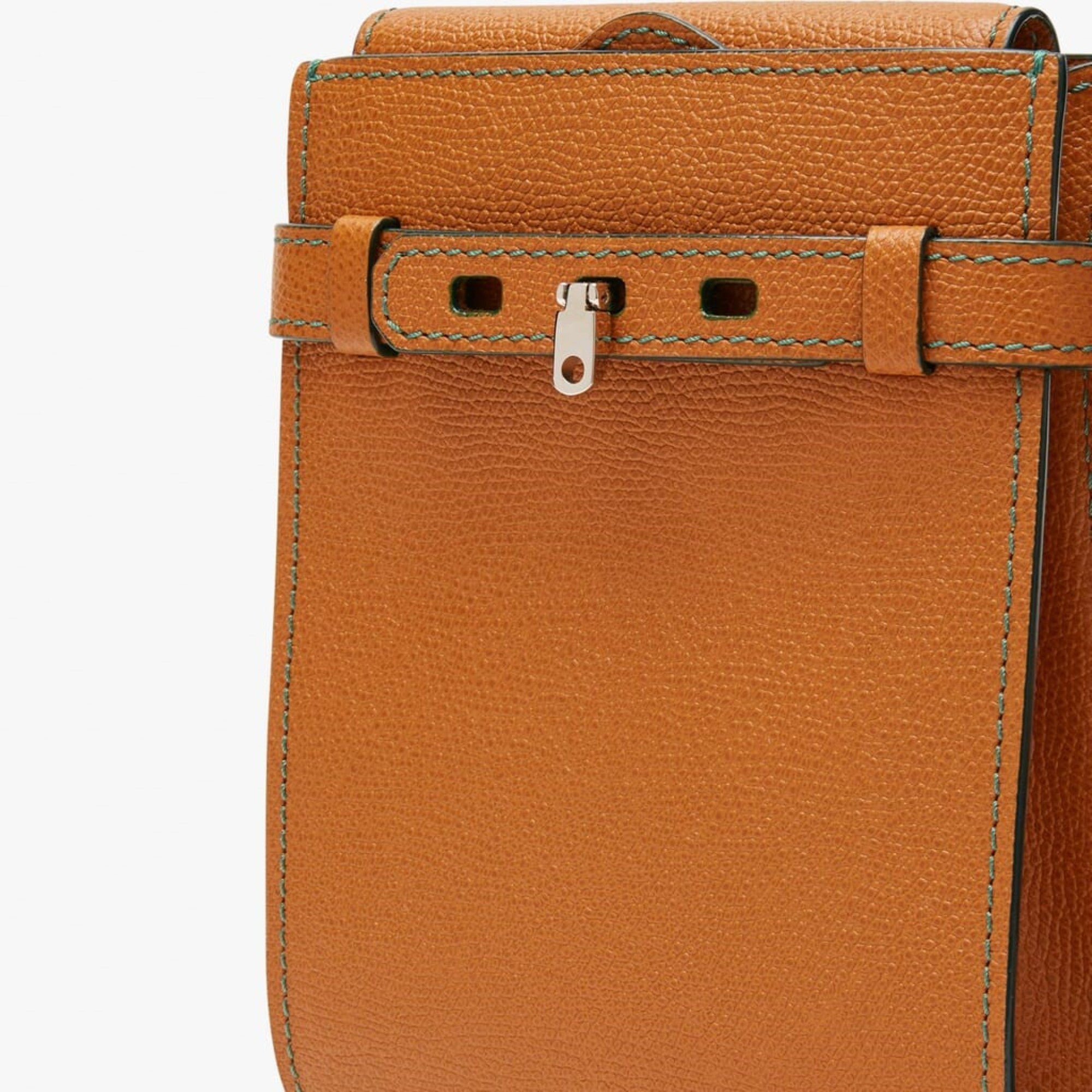 BRERA B-TRACOLLINA SLIM CROSSBODY MICRO BAG-HAVANA