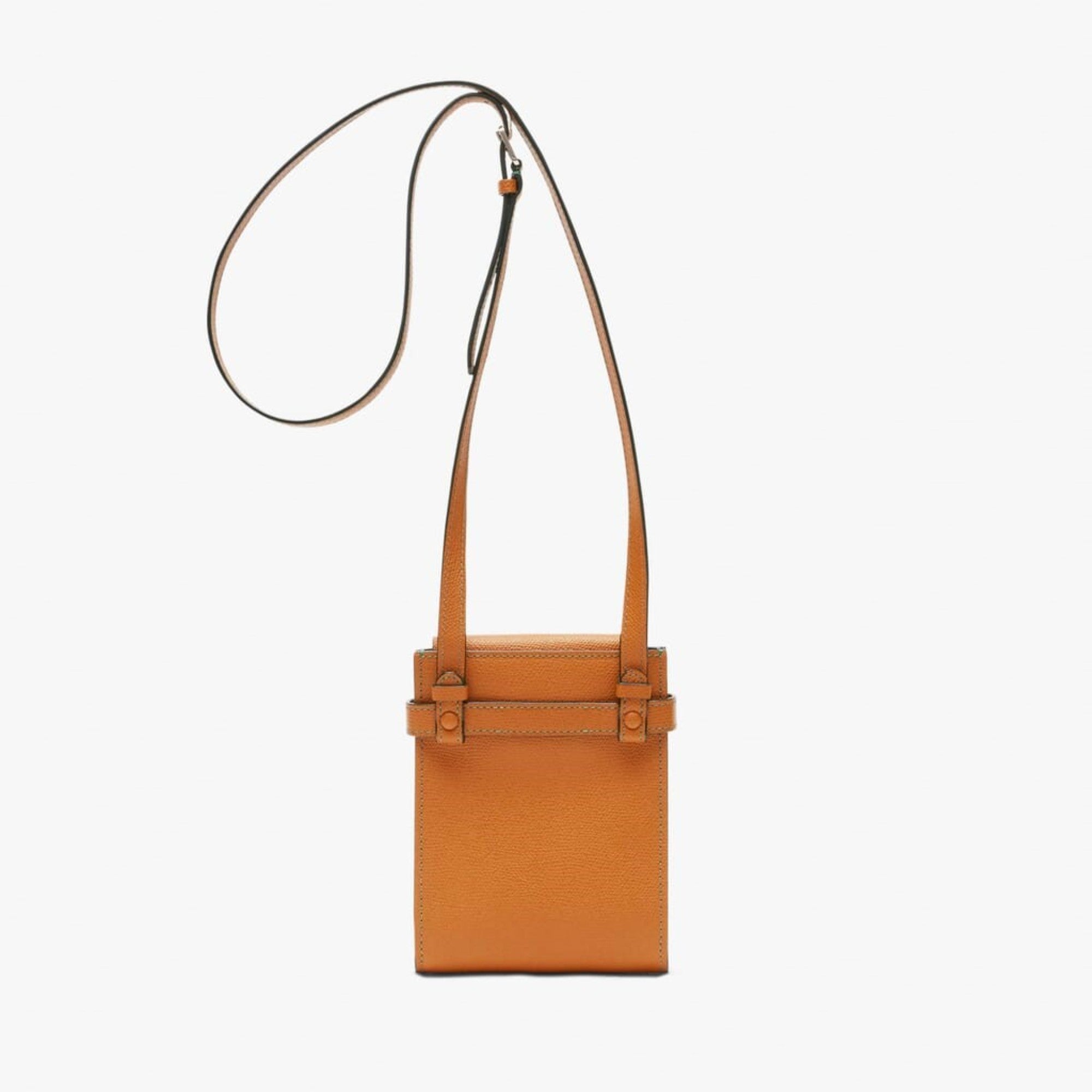BRERA B-TRACOLLINA SLIM CROSSBODY MICRO BAG-HAVANA