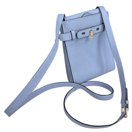 BRERA B-TRACOLLINA SLIM CROSSBODY MICRO BAG-SHIRT BLUE