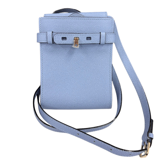 BRERA B-TRACOLLINA SLIM CROSSBODY MICRO BAG-SHIRT BLUE