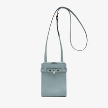 BRERA B-TRACOLLINA SLIM CROSSBODY MICRO BAG-SMOKEY BLUE