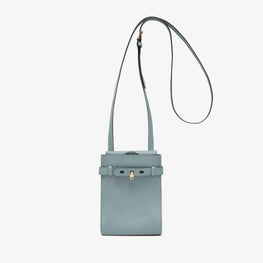 BRERA B-TRACOLLINA SLIM CROSSBODY MICRO BAG-SMOKEY BLUE