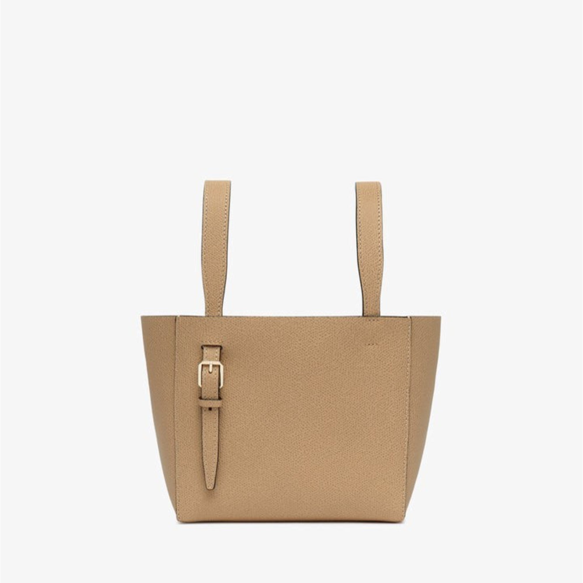 SOFT BUCKET MICRO BAG-BEIGE CACHEMIRE