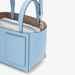 SOFT BUCKET MICRO BAG-CERULEAN BLUE