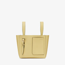 SOFT BUCKET MICRO BAG-VANILLA YELLOW