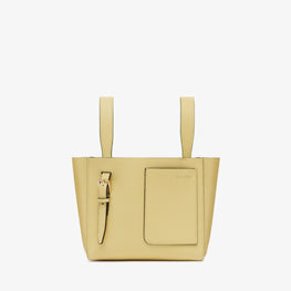 SOFT BUCKET MICRO BAG-VANILLA YELLOW