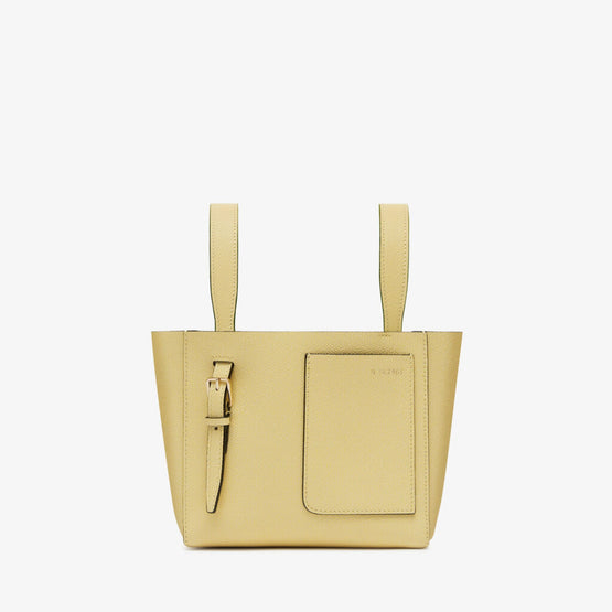SOFT BUCKET MICRO BAG-VANILLA YELLOW