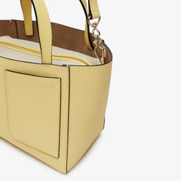 SOFT BUCKET MICRO BAG-VANILLA YELLOW
