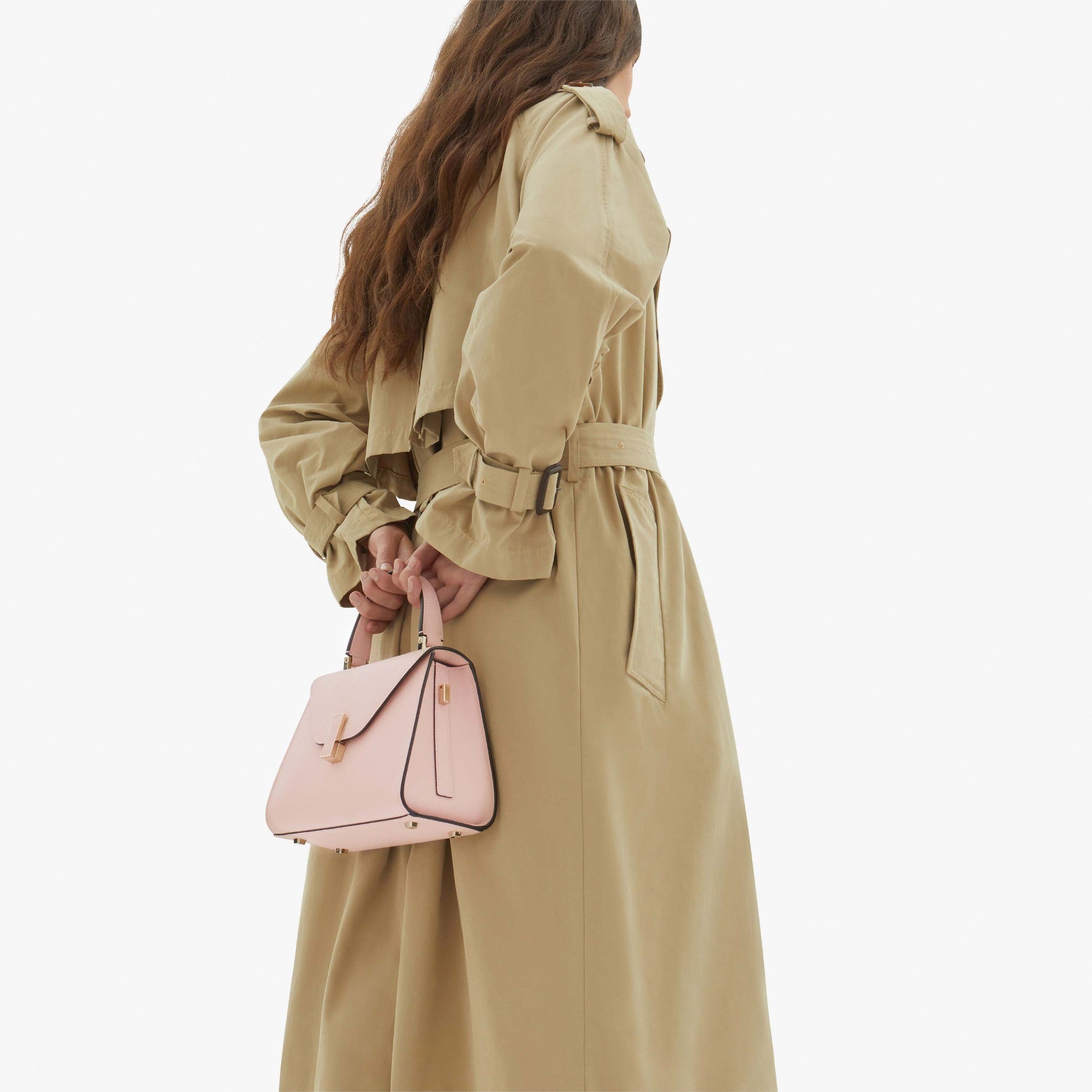 ISIDE TOP HANDLE MINI BAG-PEONY