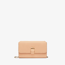 NOLO CLUTCH WITH CHAIN-POWDER PINK