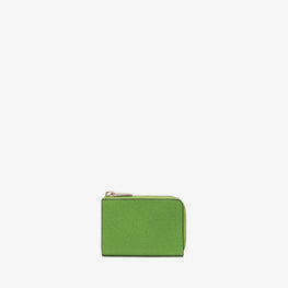 KEY HOLDER ZIP AROUND-GRASS GREEN
