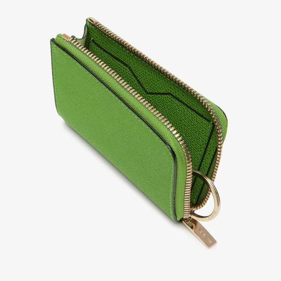 KEY HOLDER ZIP AROUND-GRASS GREEN