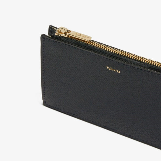CARD HOLDER 3CC WITH ZIP-NAVY BLUE